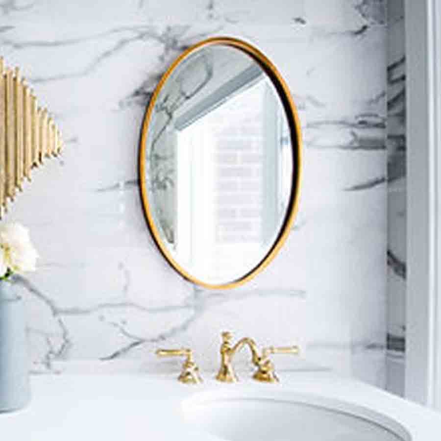 Bathroom Mirror Installation (One)