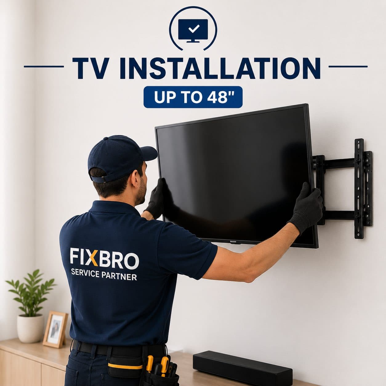 TV Installation (Up to 48 Inches)