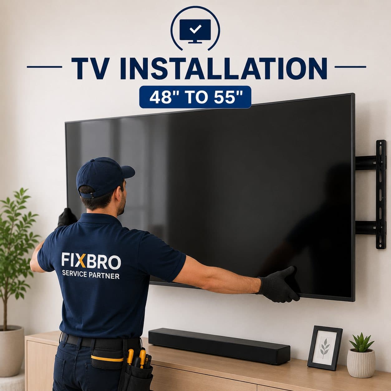 TV Installation (48–55 Inches)